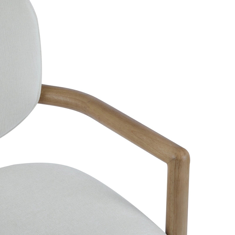 Chaises de salle à manger rembourrées (lot de 2), chaises d'appoint avec pieds en bois d'hévéa, capacité de poids de 136 kg