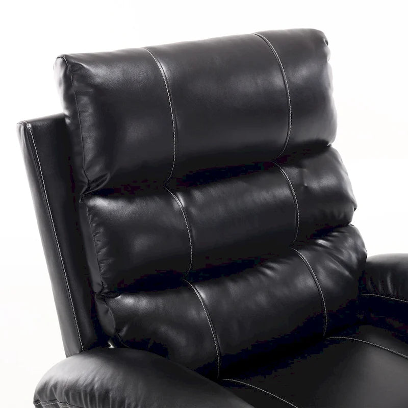 Fauteuil releveur inclinable électrique de massage chauffant avec siège large, poches latérales, porte-gobelets et minuterie pour personnes âgées