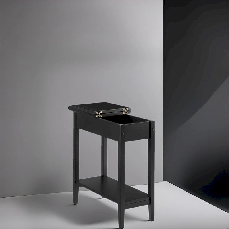 Table d'appoint fine et élégante, table de chevet étroite et petite table de chevet