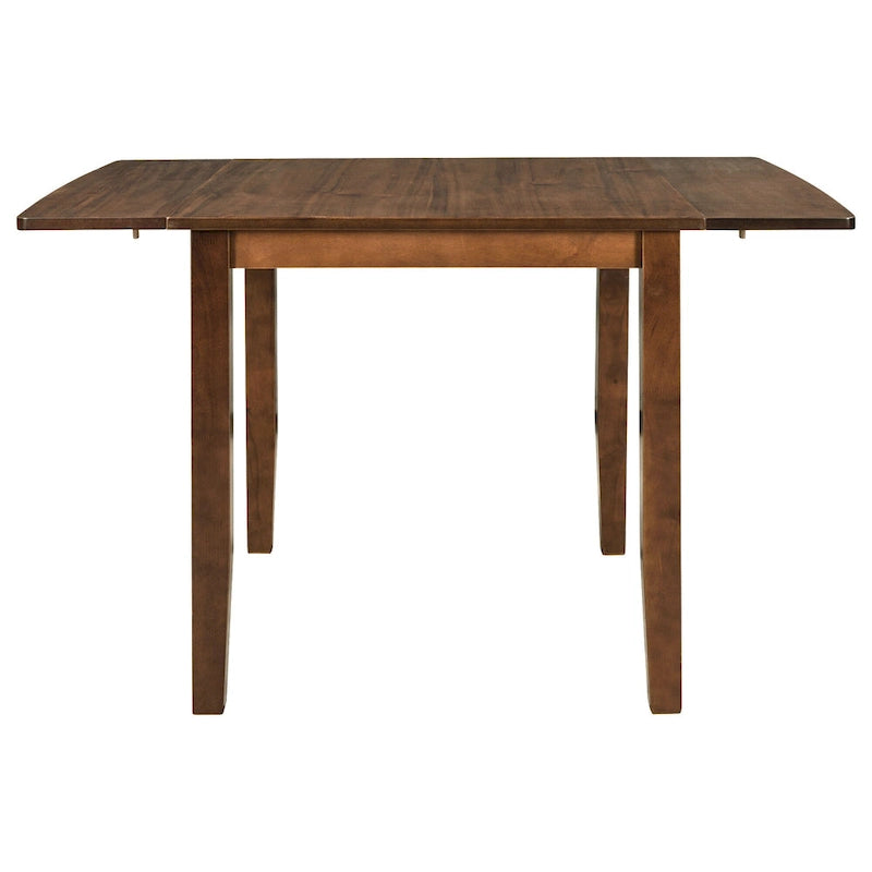 Ensemble table de salle à manger et chaises pour petit appartement avec table de salle à manger à abattants et 2 chaises à dossier en X pour cuisine