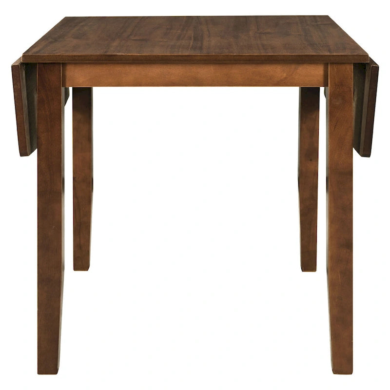 Ensemble table de salle à manger et chaises pour petit appartement avec table de salle à manger à abattants et 2 chaises à dossier en X pour cuisine