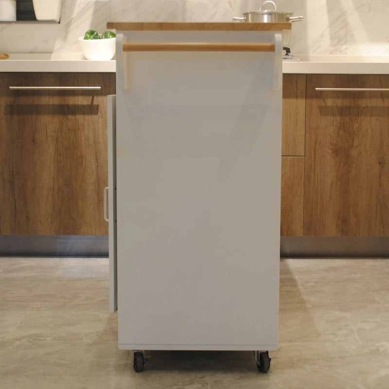 Îlot de cuisine et chariot de cuisine (sans tabouret)