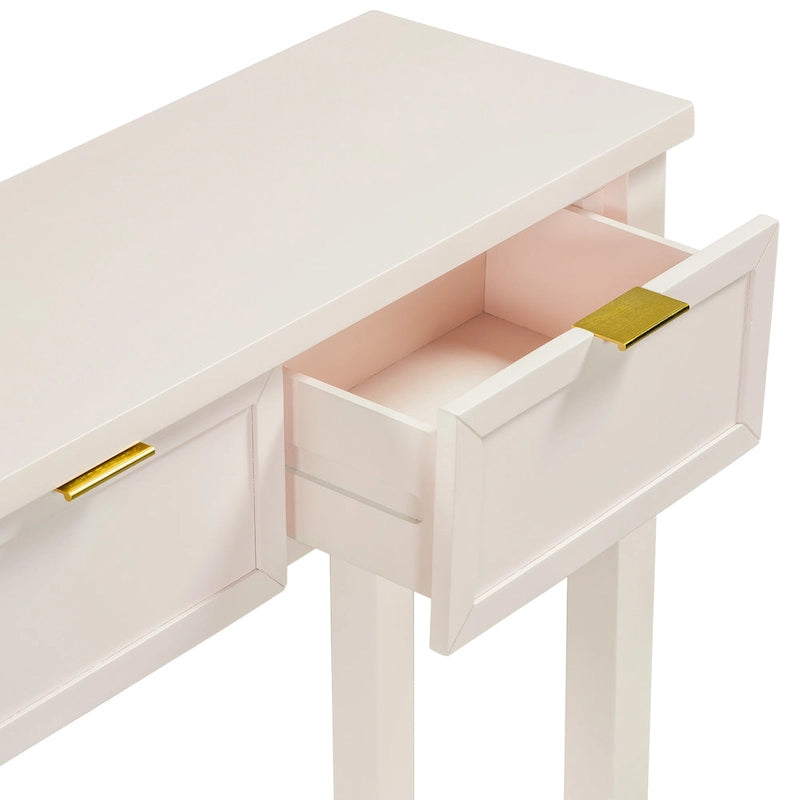 Console d'entrée de haute qualité avec 4 tiroirs spacieux et 1 étagère inférieure