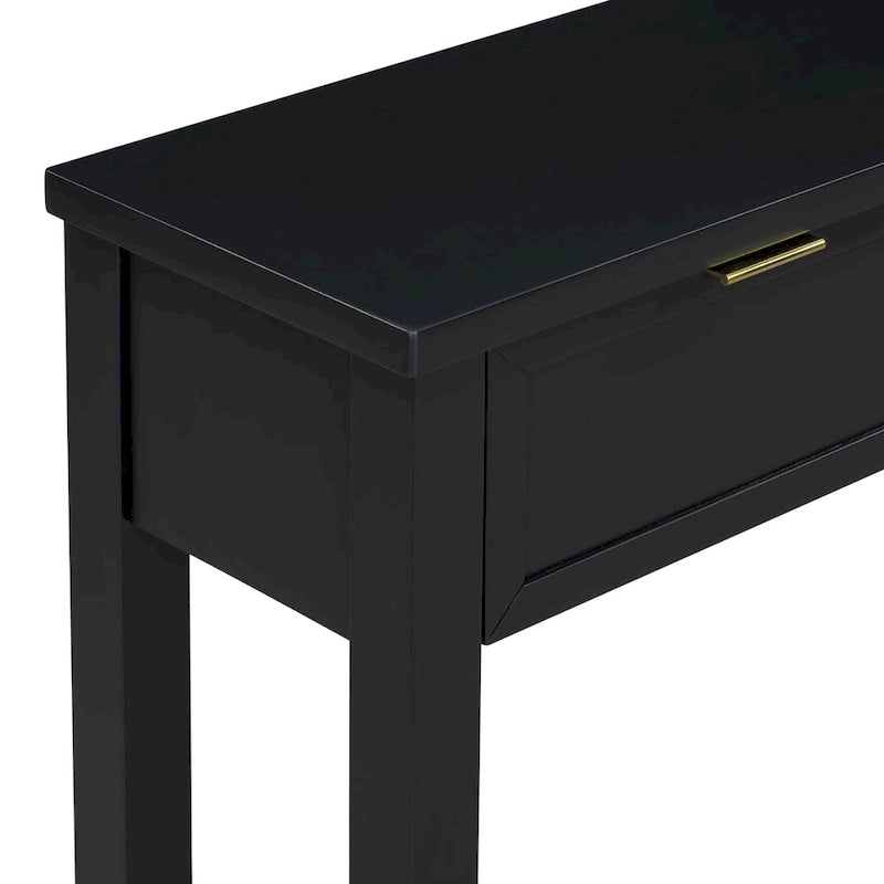 Console d'entrée de haute qualité avec 4 tiroirs spacieux et 1 étagère inférieure