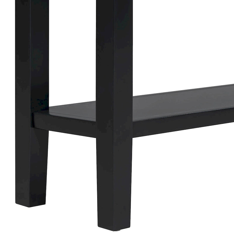 Console d'entrée de haute qualité avec 4 tiroirs spacieux et 1 étagère inférieure