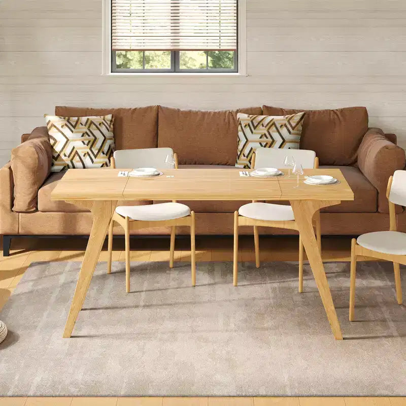 Table basse 2 en 1, table à manger extensible, table à hauteur réglable pour la maison et le bureau, peu encombrante - ModernLuxe