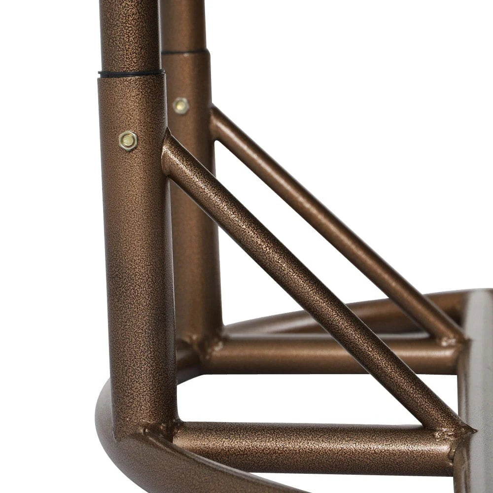 LeisureMod Fauteuil suspendu œuf 2 places avec support - Balançoire / hamac de patio en rotin osier pour extérieur/intérieur avec coussins