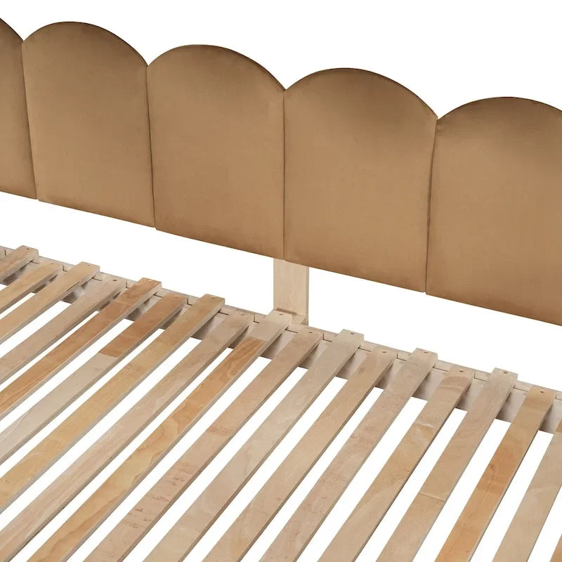 Lit cabane Montessori en bois massif avec plateforme, toit voûté et lit gigogne pour filles et garçons