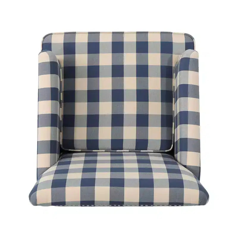 Fauteuil club contemporain Harrison Christopher Knight Home en tissu avec garniture cloutée