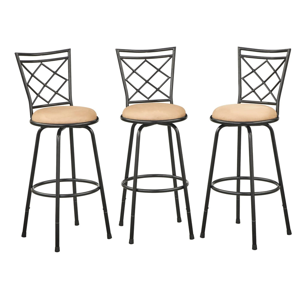 Tabourets Alyssa à hauteur réglable et pivotants Simple Living (lot de 3)