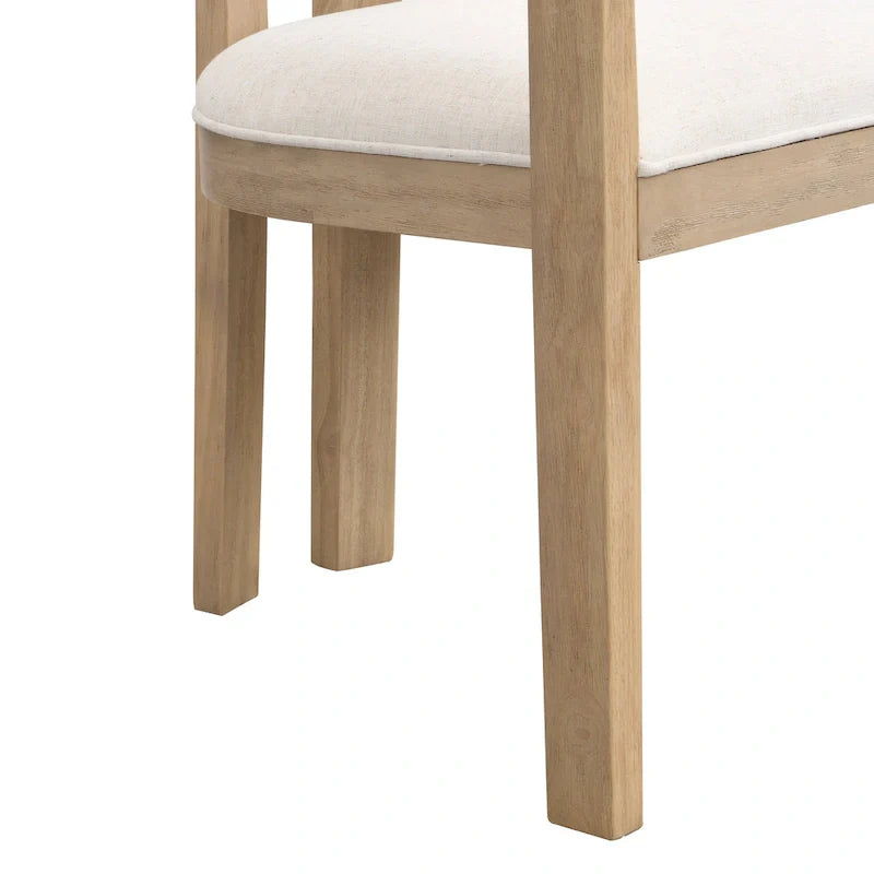Chaise de salle à manger moderne sophistiquée Conrad avec accoudoirs par Christopher Knight Home