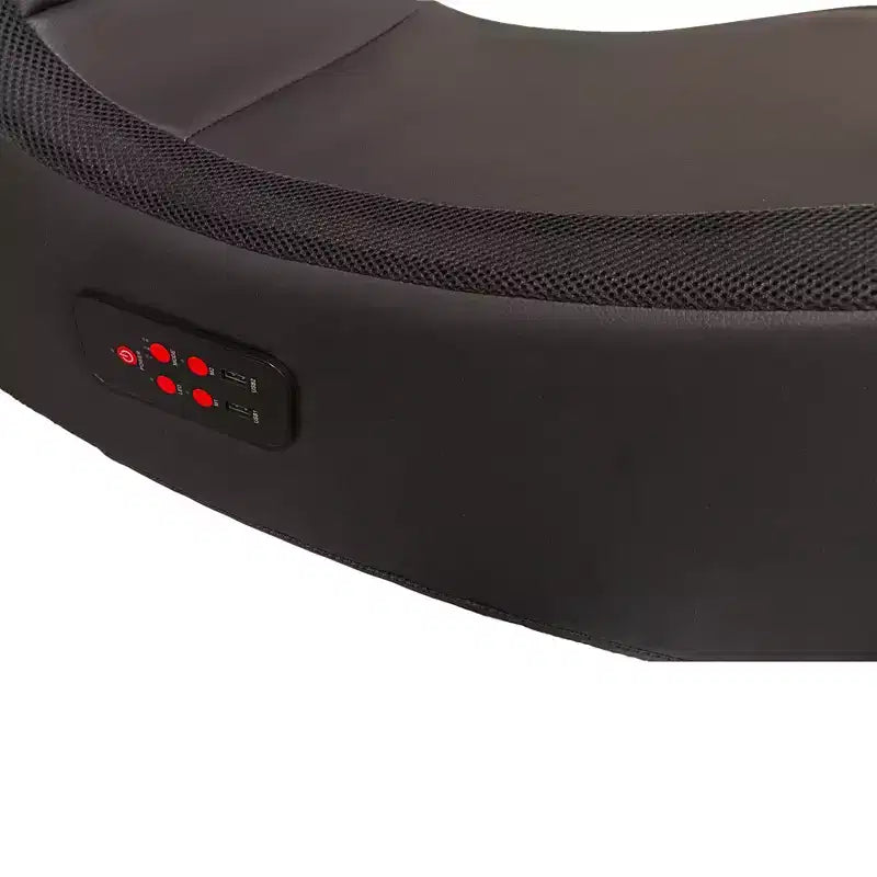 Fauteuil de jeu pliable au sol Bluetooth GDFStudio Claudia avec massage vibrant