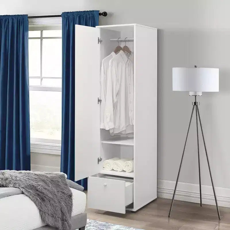 Armoire de rangement Corry de Kings Brand Furniture, blanc