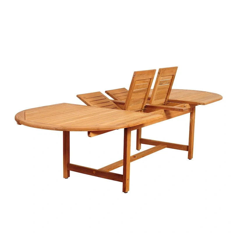 Ensemble de salle à manger extérieur extensible Amazonia Teak Sessa 13 pièces - 13 pièces