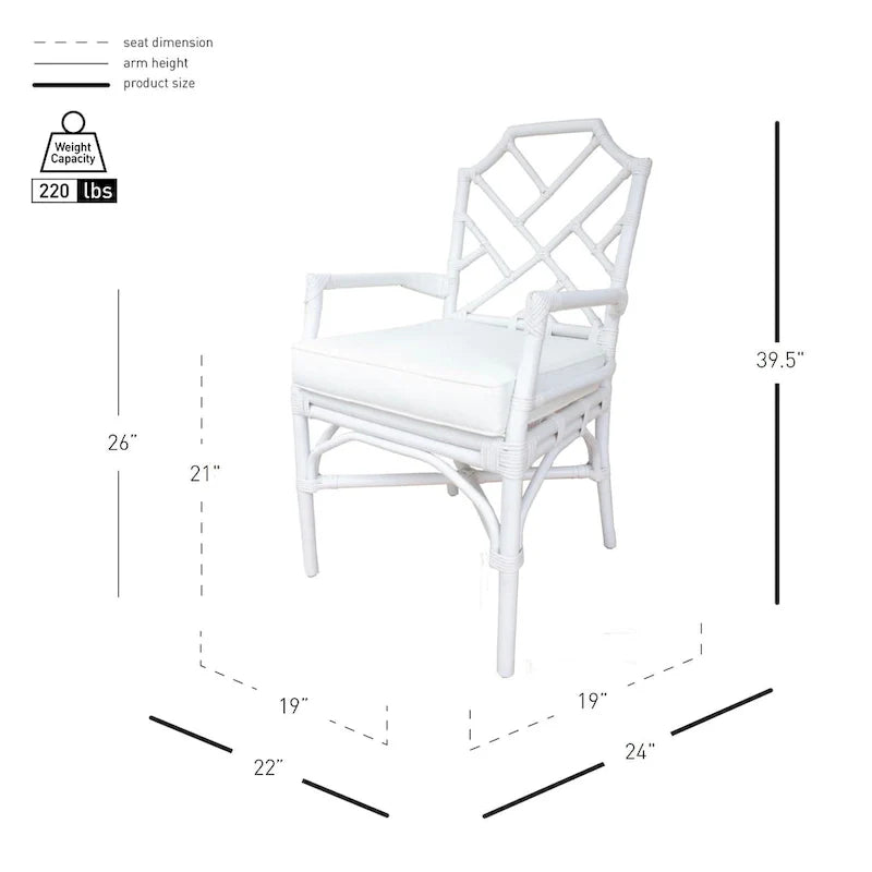 Fauteuil en rotin Kara