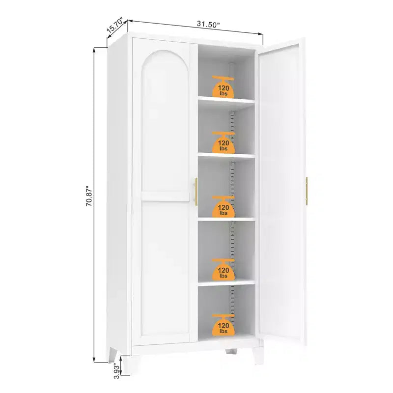 Homy Casa Meuble de rangement à 4 portes avec panneaux en rotin et étagères réglables pour salon, salle à manger ou entrée, Noir et Naturel