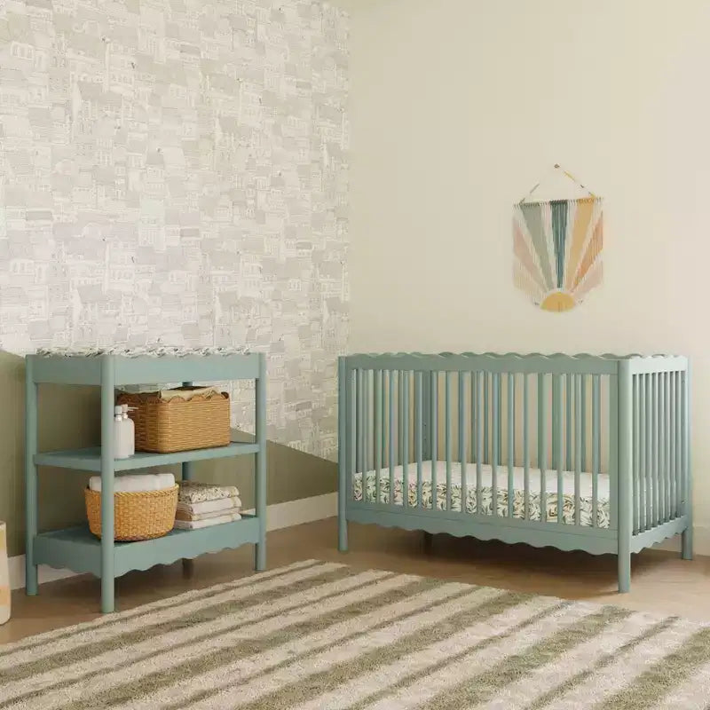 Lit de bébé convertible 4-en-1 Swell de Babyletto avec kit de conversion en lit de tout-petit