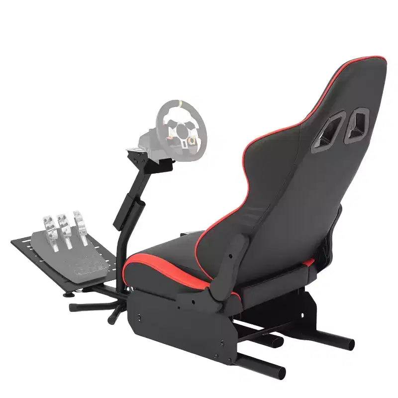 Cockpit de simulation de course pliable, support de volant réglable pour G29/G920/G923, compatible avec Thrustmaster, Fanatec, Hori, Mad Catz, angle de pédale réglable