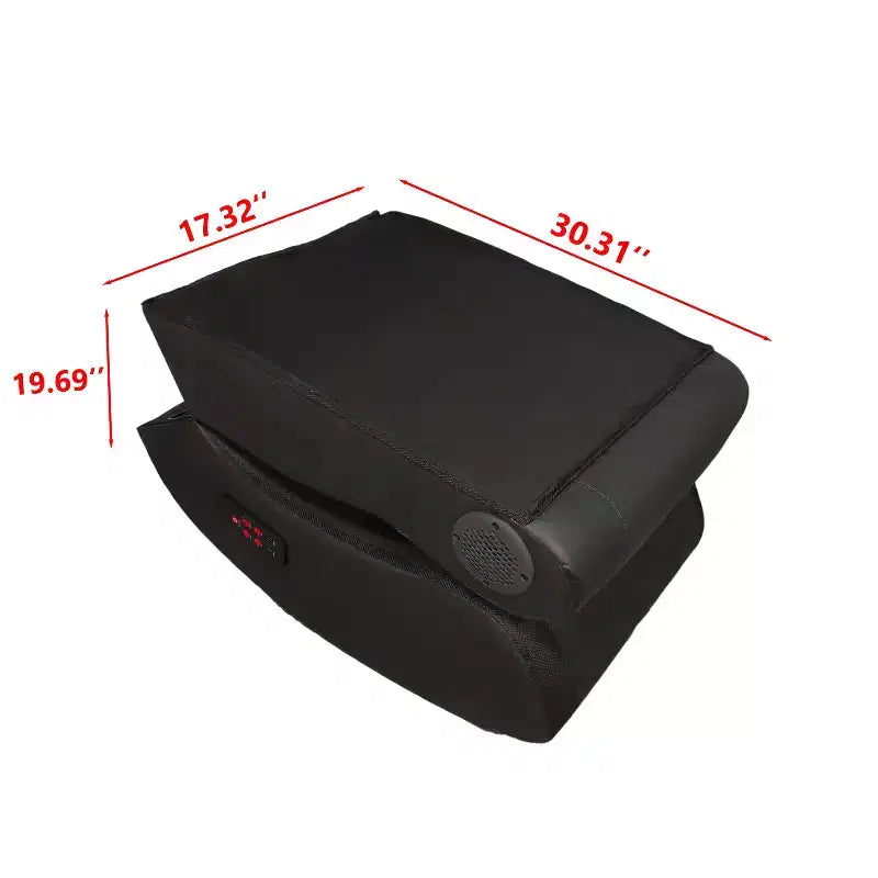 Fauteuil de jeu pliable au sol Bluetooth GDFStudio Claudia avec massage vibrant