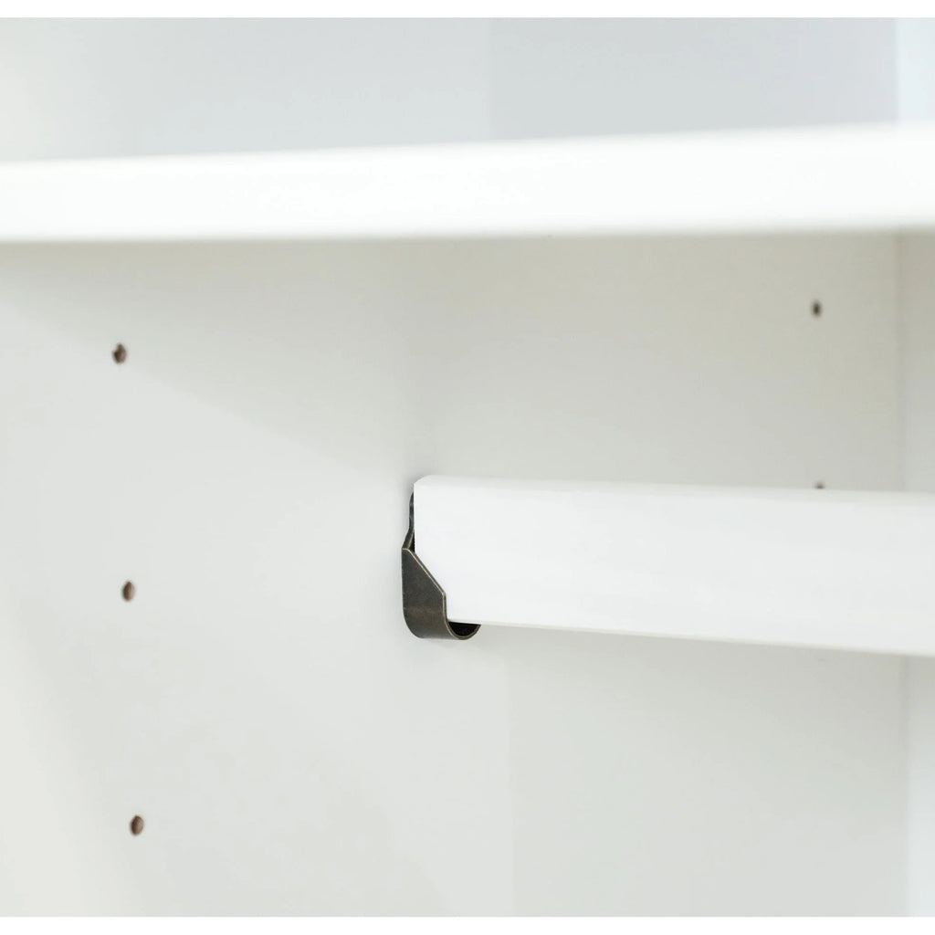 Palace Imports Armoire Cosmo 3 portes 100 % bois massif avec portes en bois massif ou portes miroir