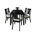 Ensemble de salle à manger classique 7 pièces en bois CraftPorch