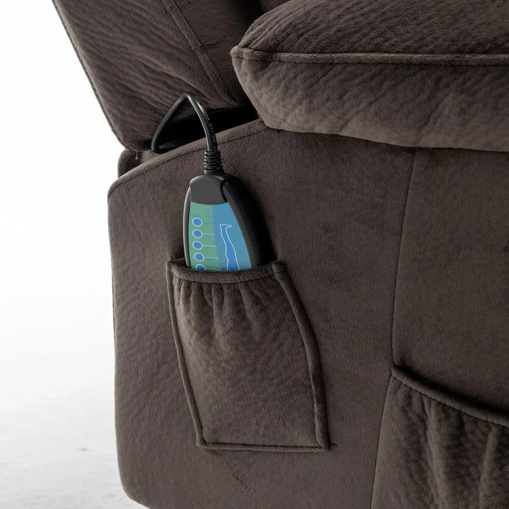 Fauteuil inclinable électrique releveur de massage chauffant