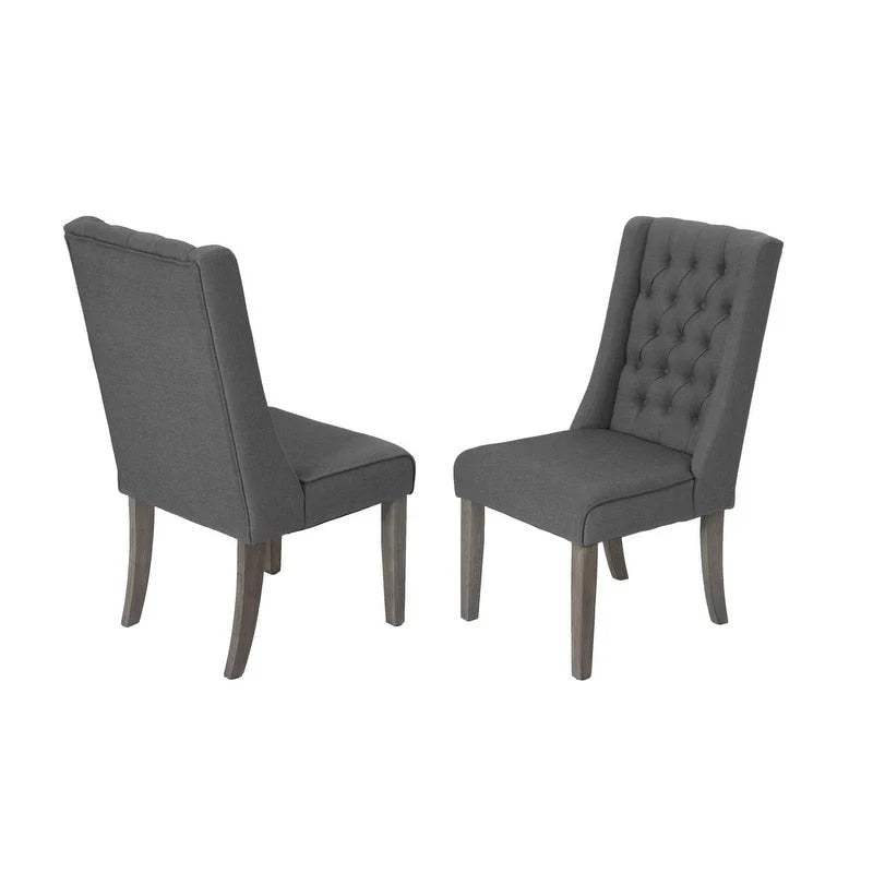 Ensemble de salle à manger extensible gris rustique 9 pièces Best Quality Furniture