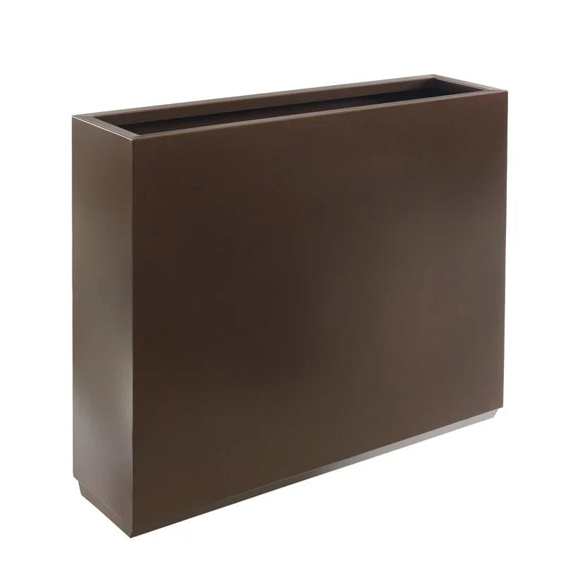 Jardinière Métallique Haute pour Plantes d'Extérieur, 38 po L x 10 po l x 30 po H, Longue et Haute Jardinière en Métal - 38x30x10