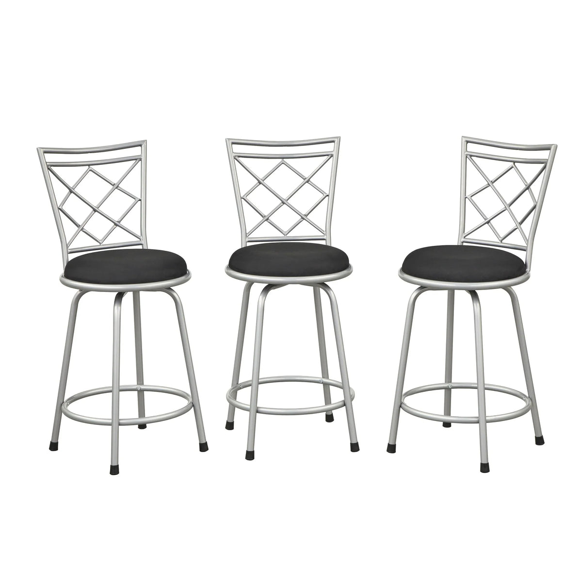 Tabourets Alyssa à hauteur réglable et pivotants Simple Living (lot de 3)