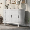 Meuble de rangement d'appoint, buffet en bois avec portes à motif ancien pour couloir, entrée, salon, chambre