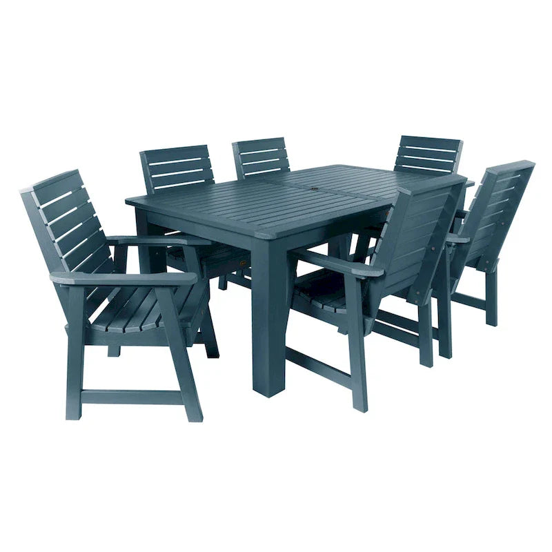 Ensemble de salle à manger d'extérieur 7 pièces HIGHWOOD PROFESSIONAL 42x72