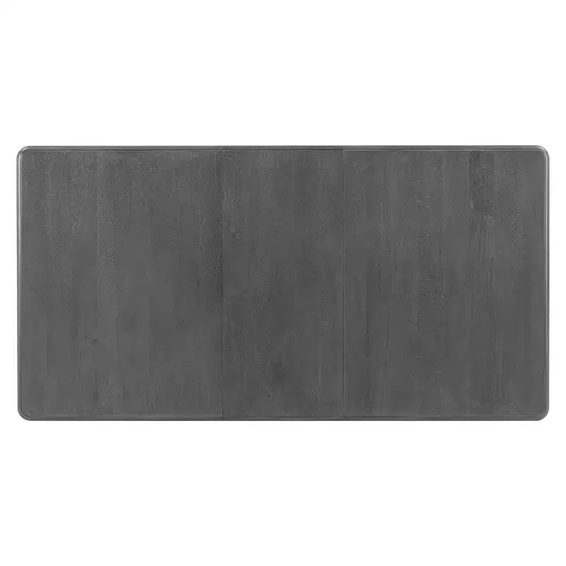 Ensemble de salle à manger extensible de style ferme pour 6 personnes, table rectangulaire et 6 chaises rembourrées