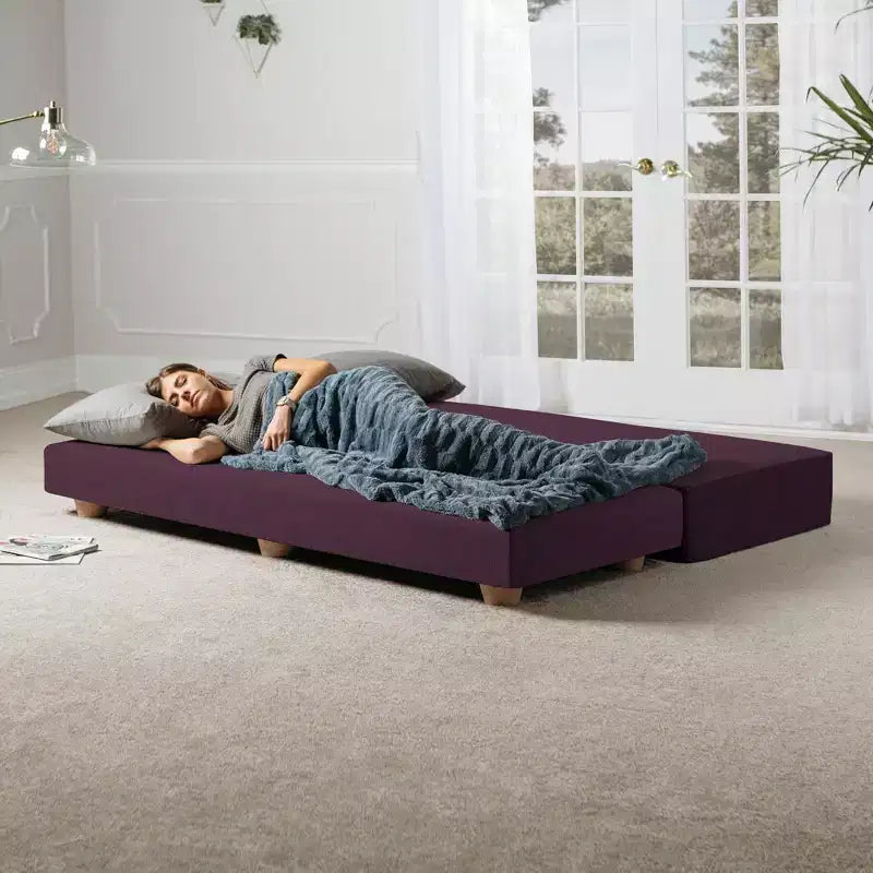 Lit de repos / Lit pliant grand format (Queen-Size) - Microvelours
