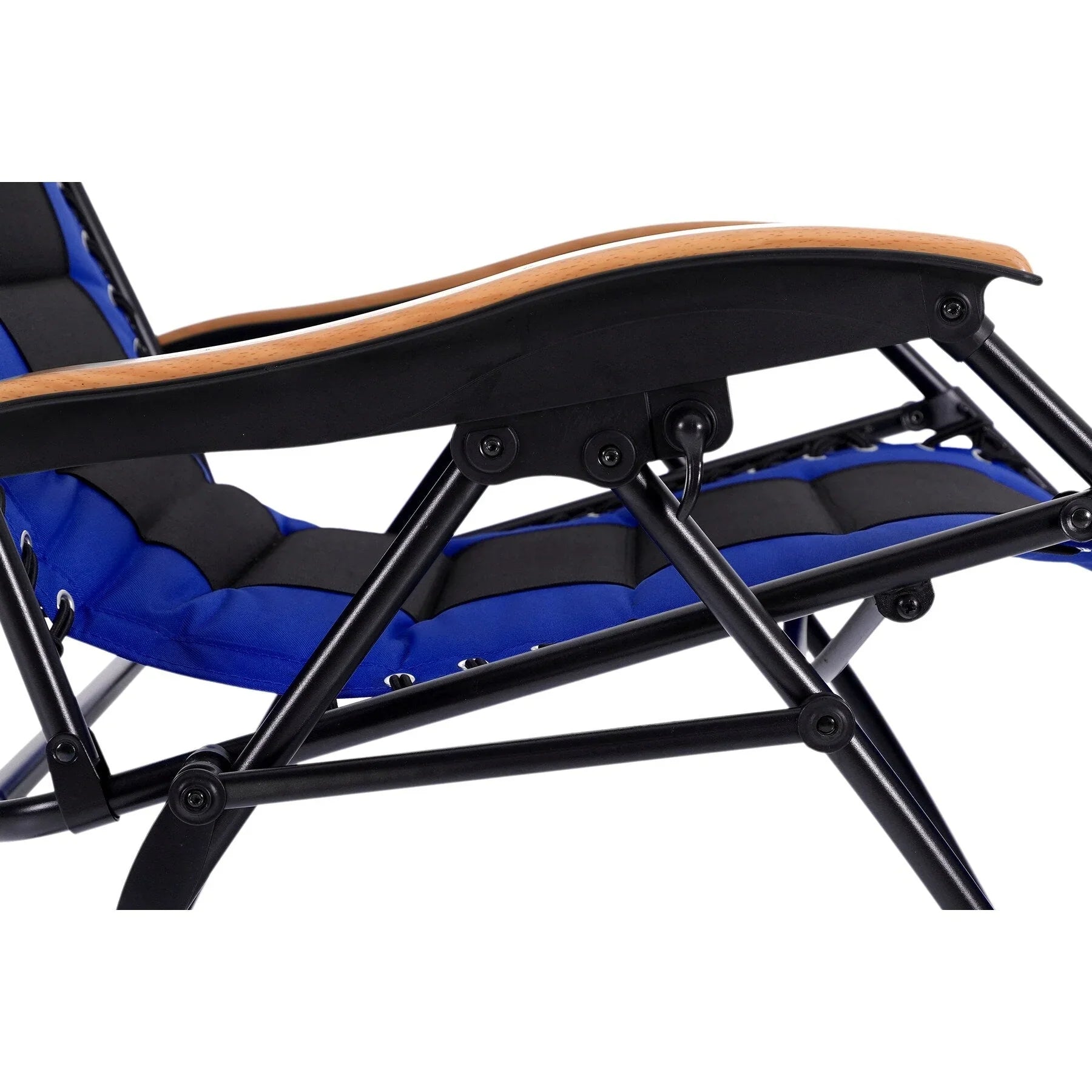 Fauteuil de relaxation zéro gravité XL surdimensionné rembourré avec accoudoirs plus larges et porte-gobelet réglable - N/A