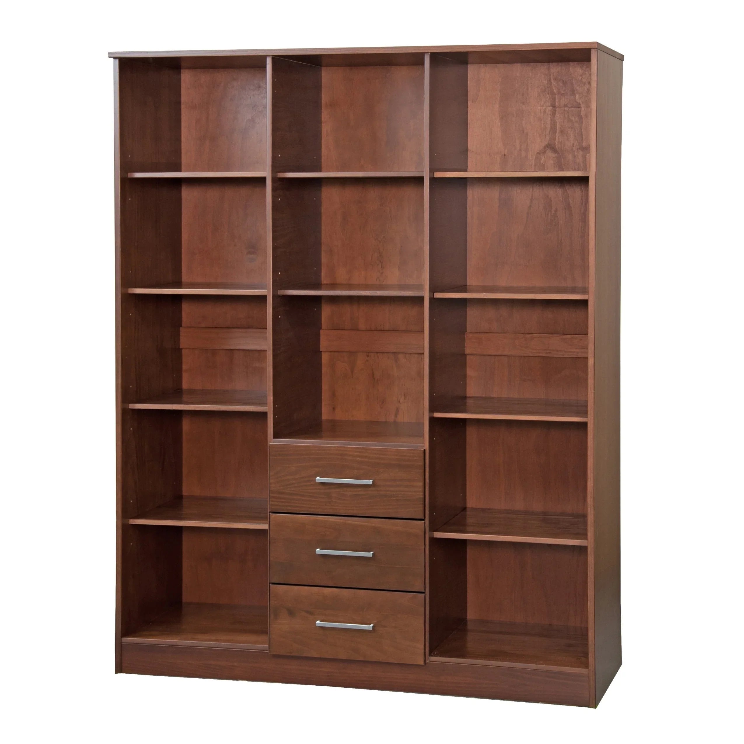 Palace Imports Armoire Cosmo 3 portes 100 % bois massif avec portes en bois massif ou portes miroir