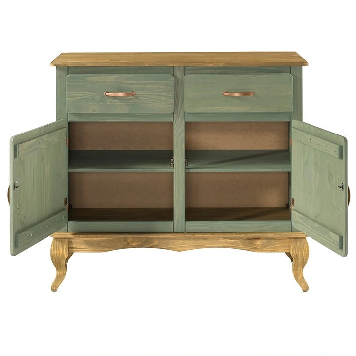 Buffet Vert en Bois