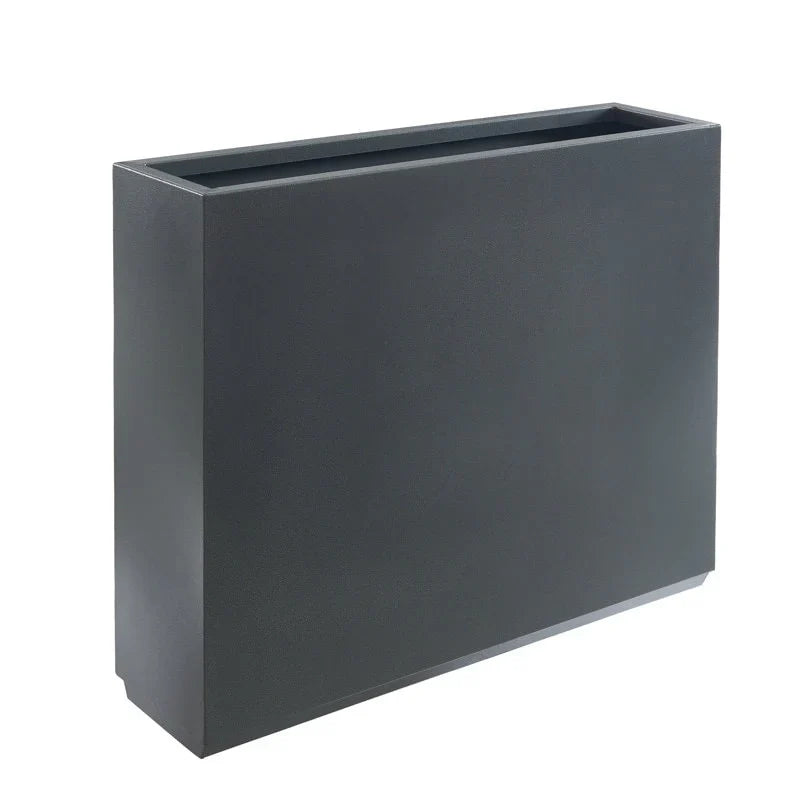 Jardinière Métallique Haute pour Plantes d'Extérieur, 38 po L x 10 po l x 30 po H, Longue et Haute Jardinière en Métal - 38x30x10