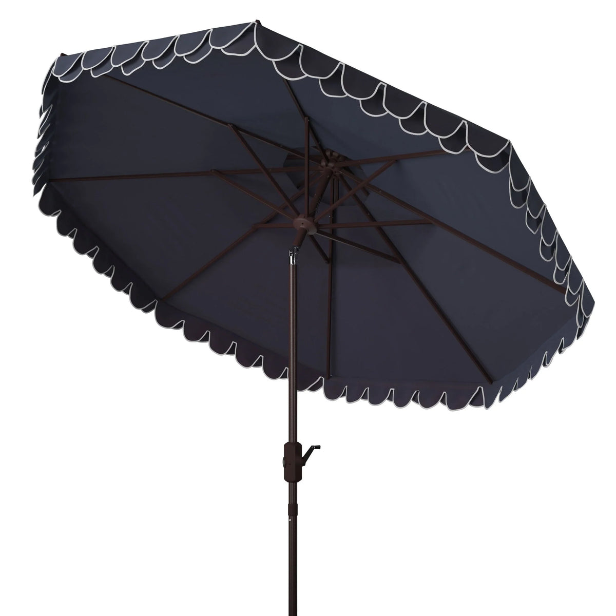 Parasol déporté double toit 274 cm avec cantonnière Kjerstin SAFAVIEH Outdoor