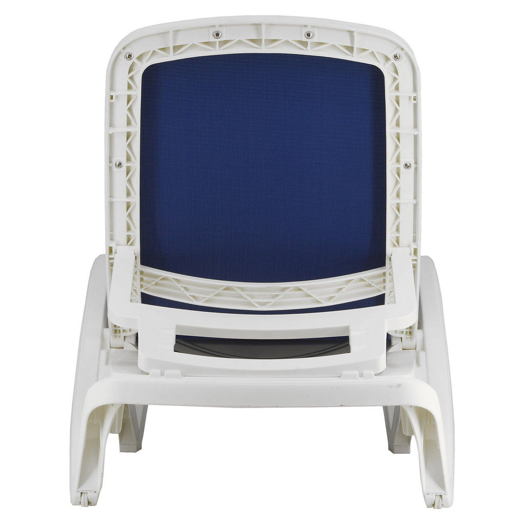 Ensemble de deux chaises longues Plymouth Collection toutes saisons - 195,6 cm