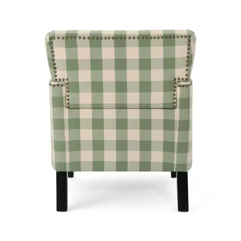 Fauteuil club contemporain Harrison Christopher Knight Home en tissu avec garniture cloutée