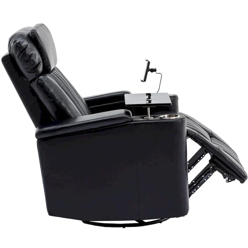 Fauteuil inclinable motorisé de cinéma maison multifonctionnel pivotant à 270°