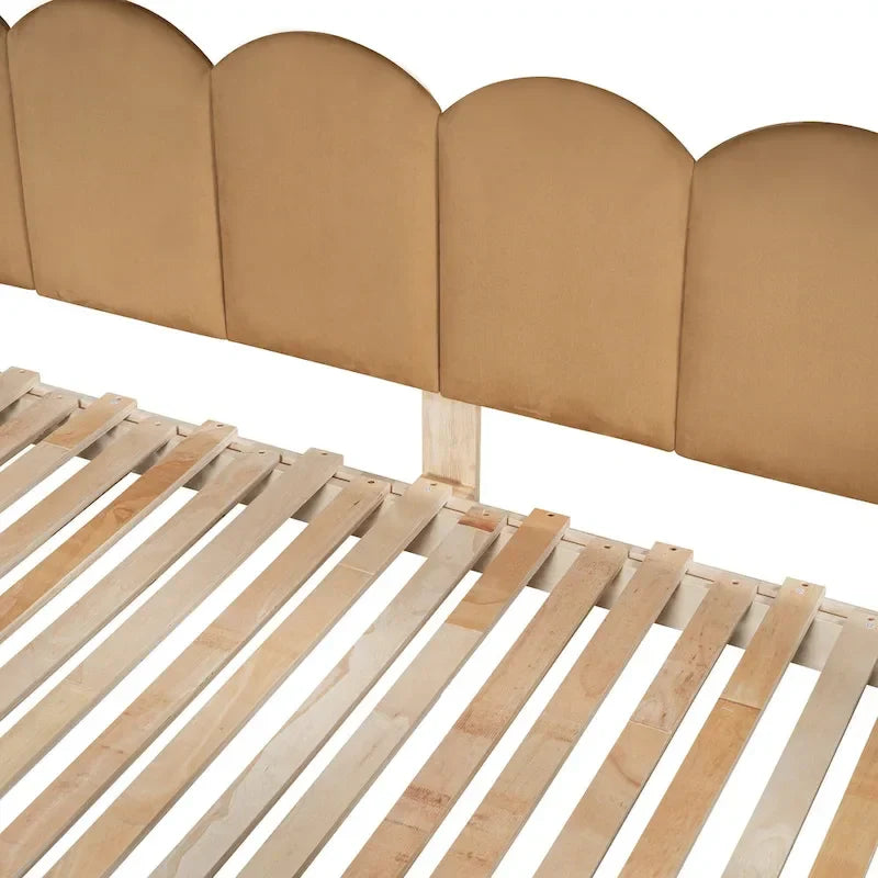 Lit cabane Montessori en bois massif avec plateforme, toit voûté et lit gigogne pour filles et garçons