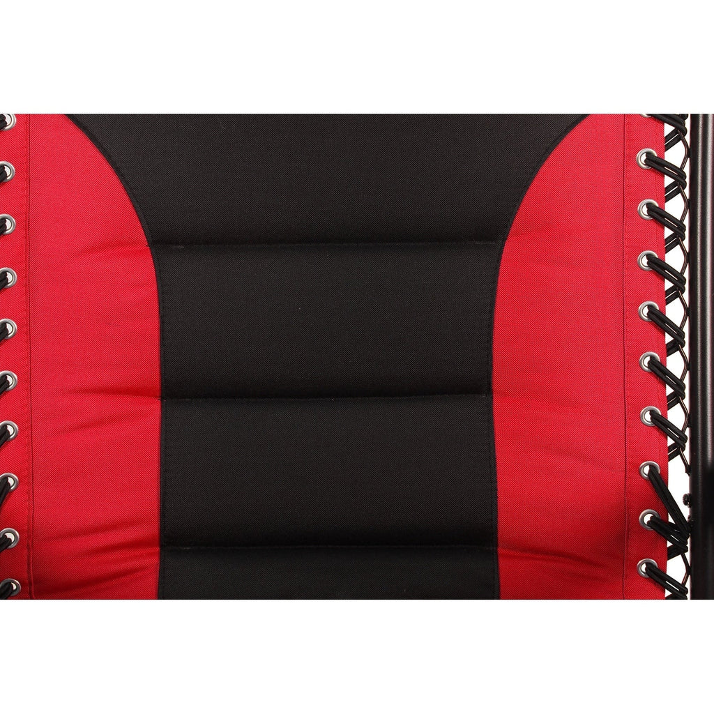Fauteuil de relaxation zéro gravité XL surdimensionné rembourré avec accoudoirs plus larges et porte-gobelet réglable - N/A