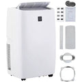 Climatiseur portable 14 000 BTU, Climatiseur avec télécommande, Fonctions Froid, Ventilateur et Déshumidificateur, Mode Veille/Minuterie 24h, Refroidit 65 m²