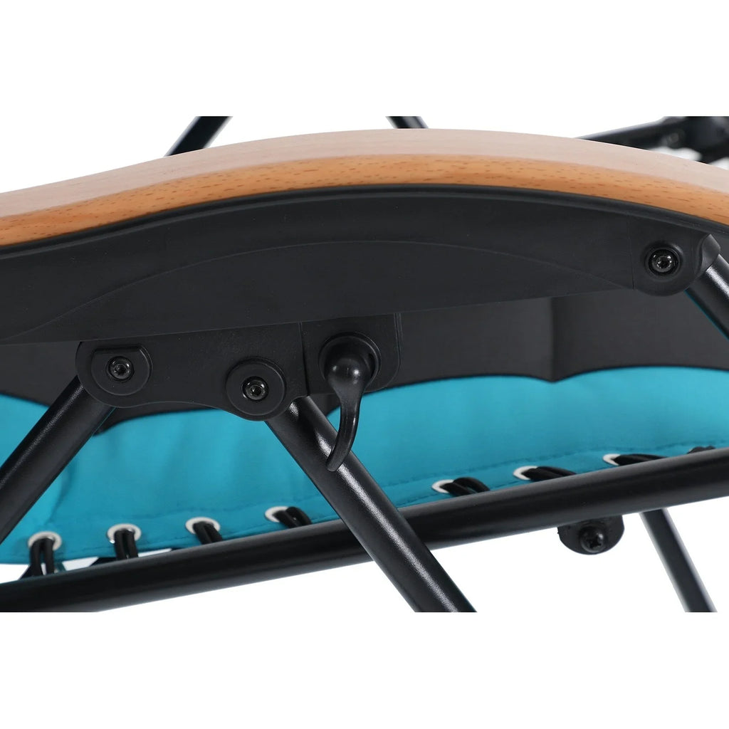 Fauteuil de relaxation zéro gravité XL surdimensionné rembourré avec accoudoirs plus larges et porte-gobelet réglable - N/A