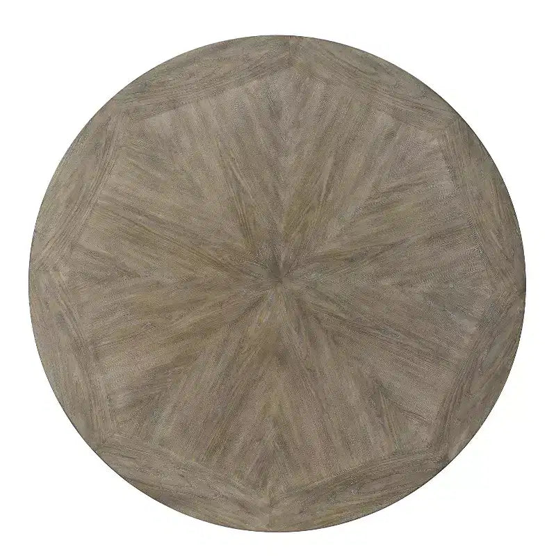 Round Dining Table - MDF Top with Powder-Coated Metal Frame, Seats 4
