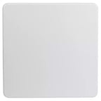 34.25" Square Plastic Folding Table with Carrying Handle - Granite White, 220 lb Capacity