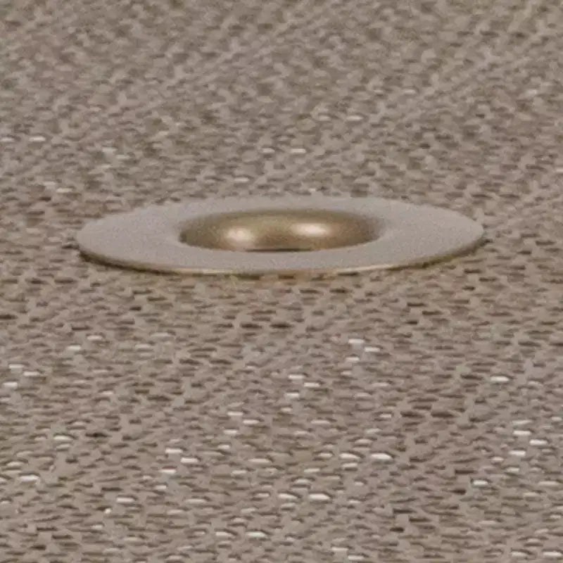 Table de terrasse en acier Emma et Oliver de 35,25 po de diamètre de qualité commerciale pour l'intérieur et l'extérieur – Trou pour parasol
