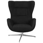 Retro Swivel Wing Accent Chair with LeatherSoft Upholstery - 500 lb Capacity