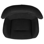 Retro Swivel Wing Accent Chair with LeatherSoft Upholstery - 500 lb Capacity